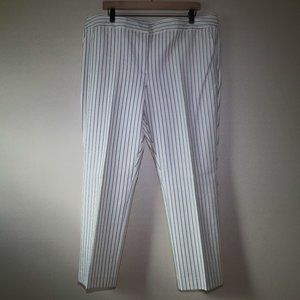 Ann Taylor Factory stripe down pant size 16